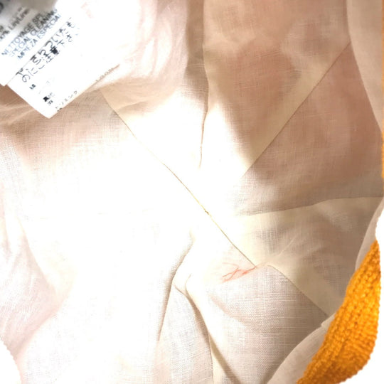 HERMES cap Cotton, Rayon Orange Hat cap cap Casquette 57