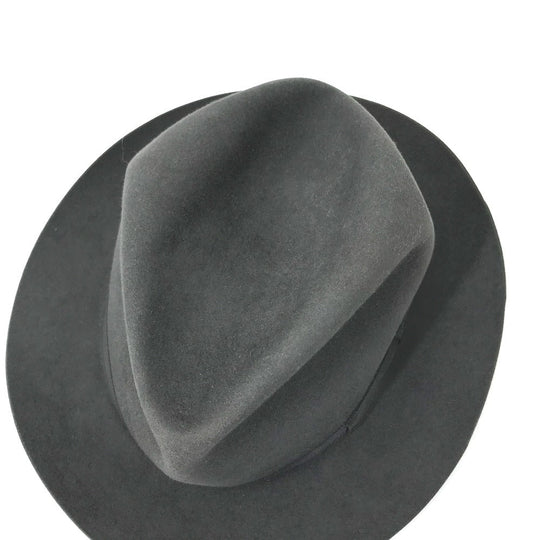HERMES hat , Beaver Gray type Hat hat hat mens 56 Used Authentic