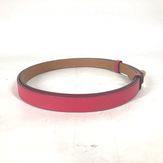 HERMES belt leather pink Kelly Belt Women Used Authentic