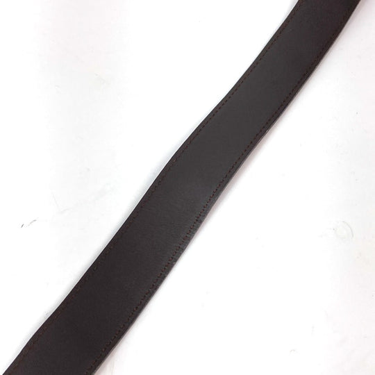 HERMES belt leather Brown By color Punching logo unisex(Unisex) 90 Used Authentic