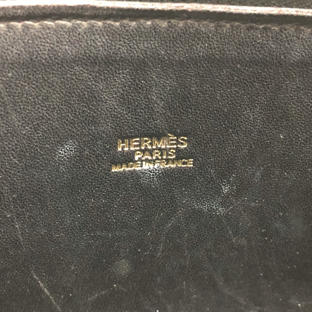 HERMES Handbag Box scarf black Bored 31