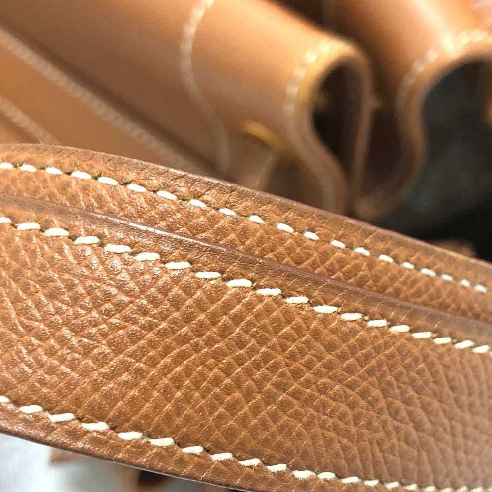 HERMES Shoulder Bag Epsom Brown Market GM Women Used Authentic