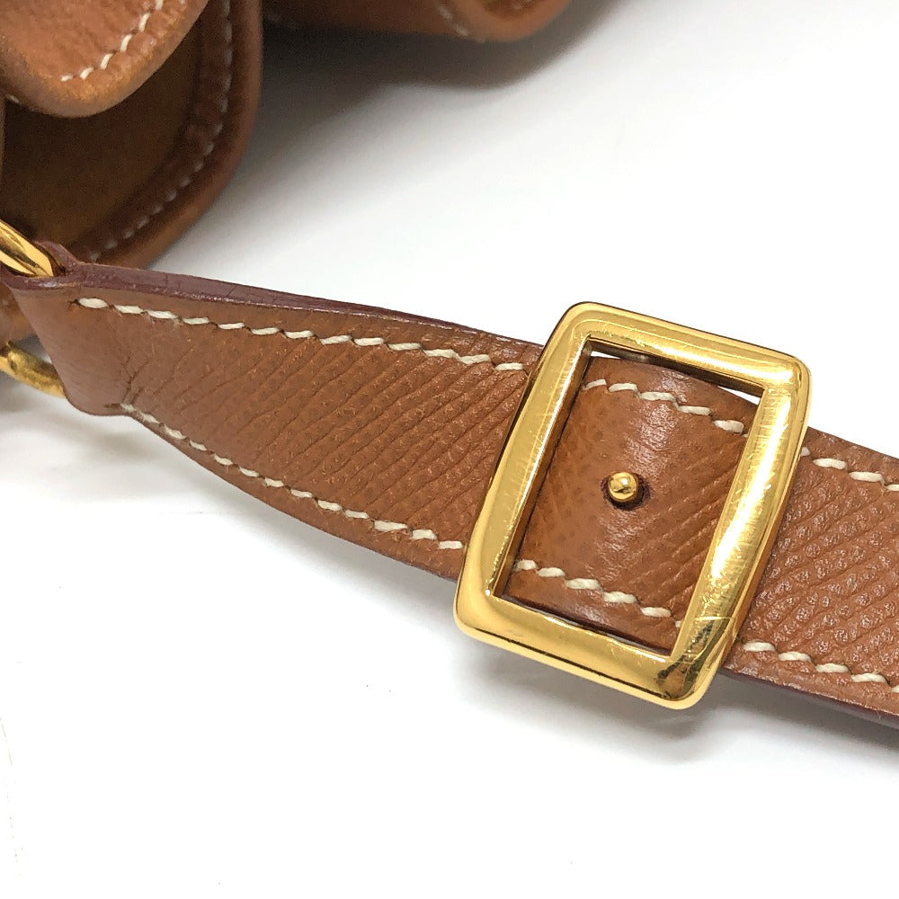 HERMES Shoulder Bag Epsom Brown Market GM Women Used Authentic