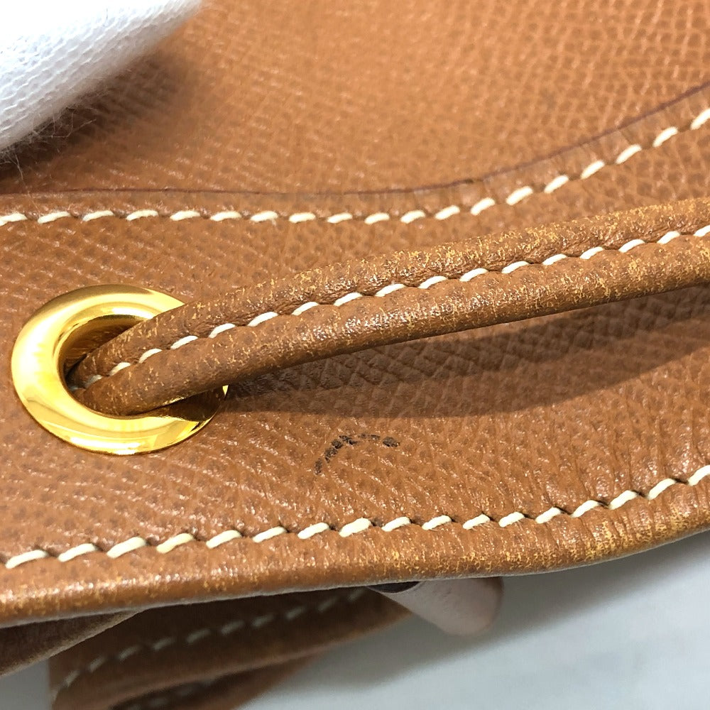 HERMES Shoulder Bag Epsom Brown Market GM Women Used Authentic