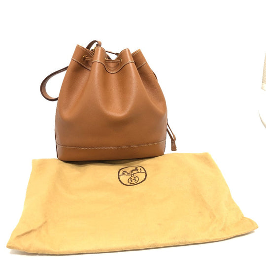 HERMES Shoulder Bag Epsom Brown Market GM Women Used Authentic