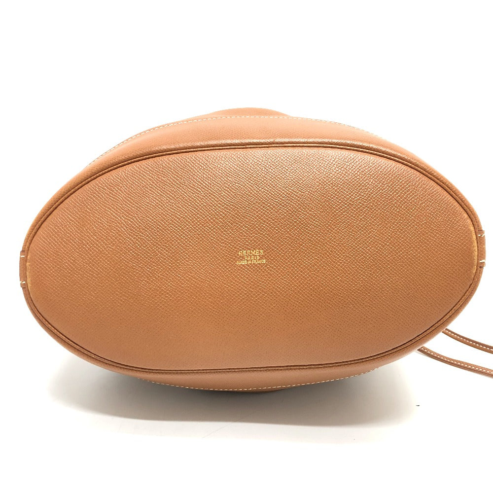 HERMES Shoulder Bag Epsom Brown Market GM Women Used Authentic