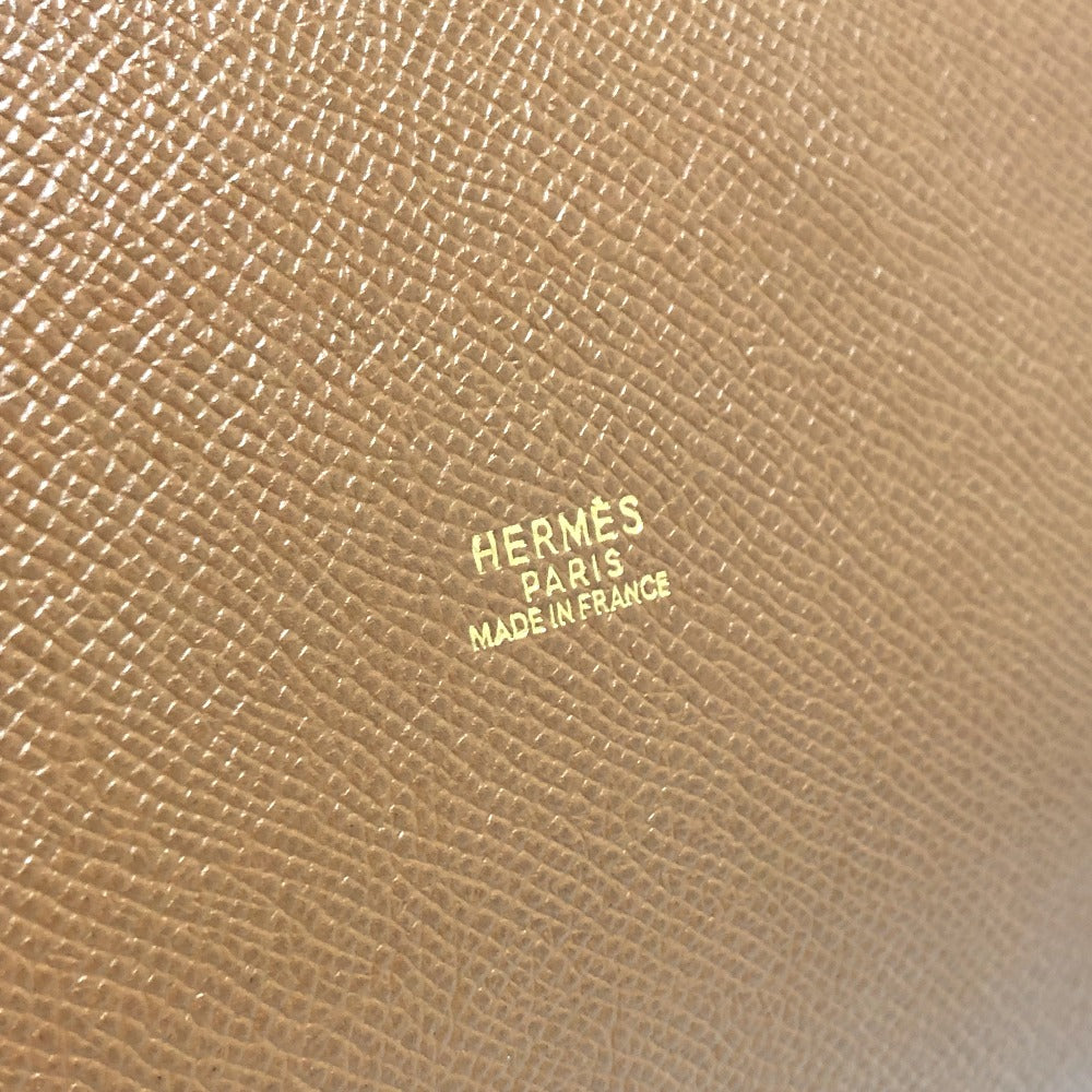 HERMES Shoulder Bag Epsom Brown Market GM Women Used Authentic