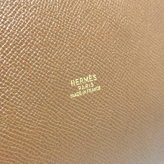 HERMES Shoulder Bag Epsom Brown Market GM Women Used Authentic