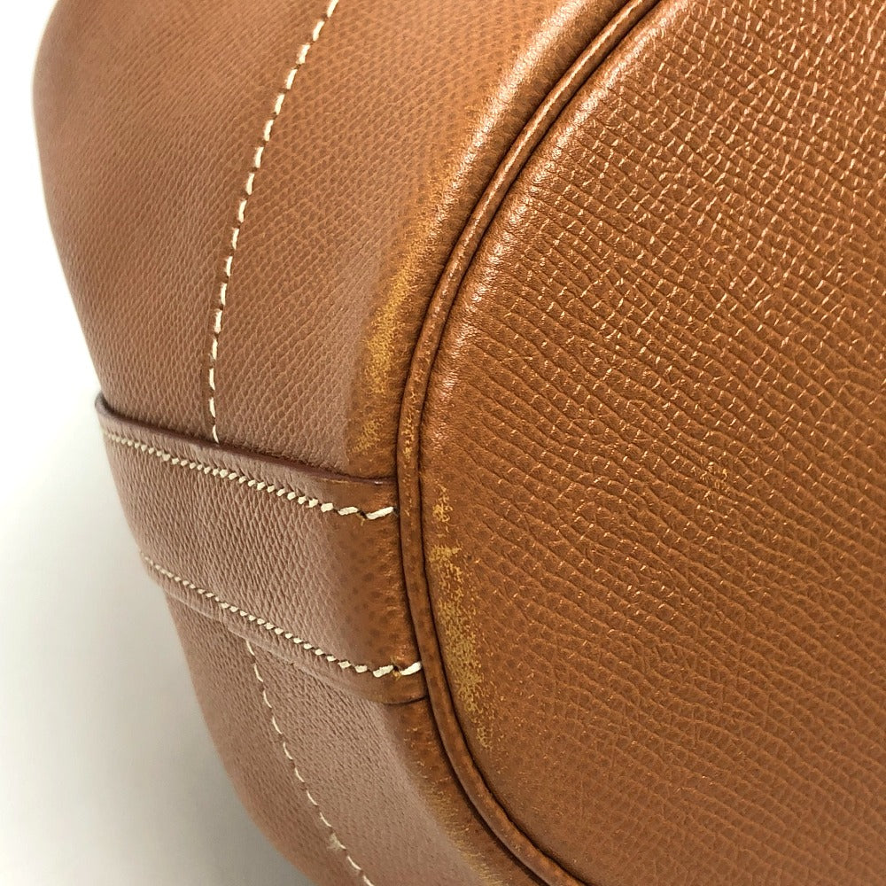 HERMES Shoulder Bag Epsom Brown Market GM Women Used Authentic