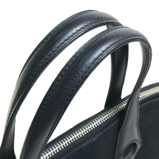 HERMES Handbag Tower ash black Business bag Sac Ibou PM unisex(Unisex) Used Authentic
