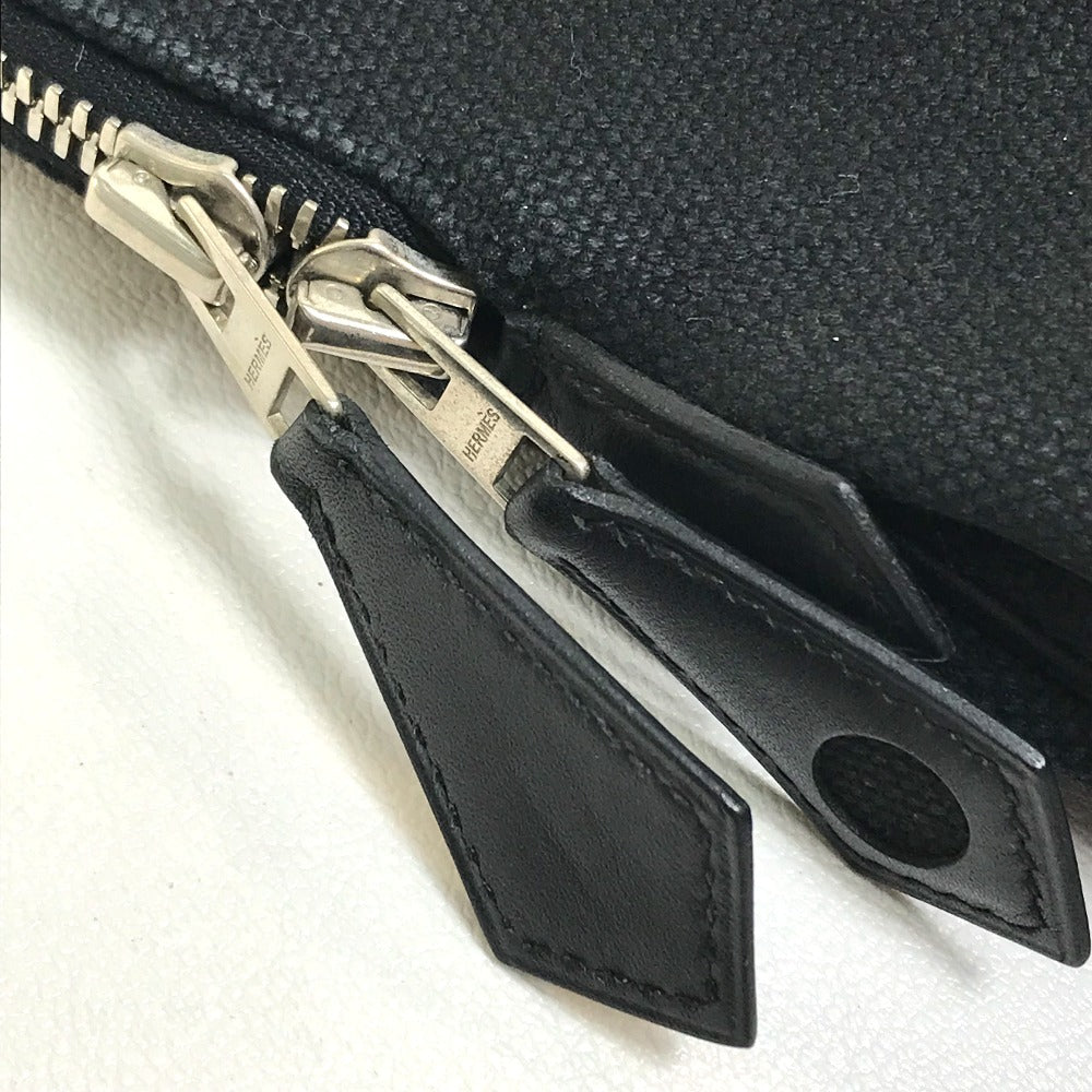 HERMES Handbag Tower ash black Business bag Sac Ibou PM unisex(Unisex) Used Authentic