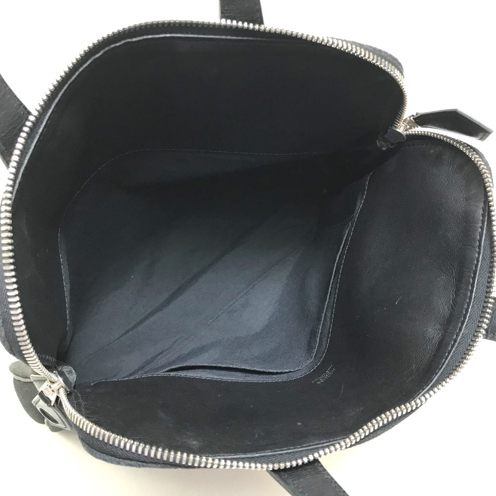 HERMES Handbag Tower ash black Business bag Sac Ibou PM unisex(Unisex) Used Authentic