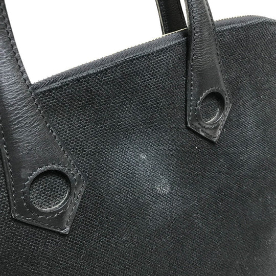 HERMES Handbag Tower ash black Business bag Sac Ibou PM unisex(Unisex) Used Authentic