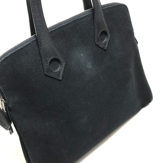HERMES Handbag Tower ash black Business bag Sac Ibou PM unisex(Unisex) Used Authentic