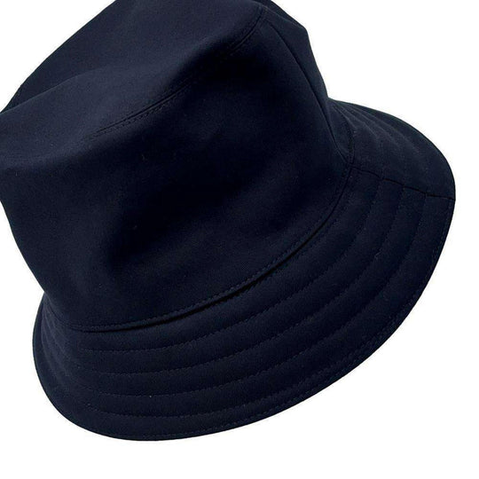HERMES Harper Cotton Black Bucket Hat Preloved