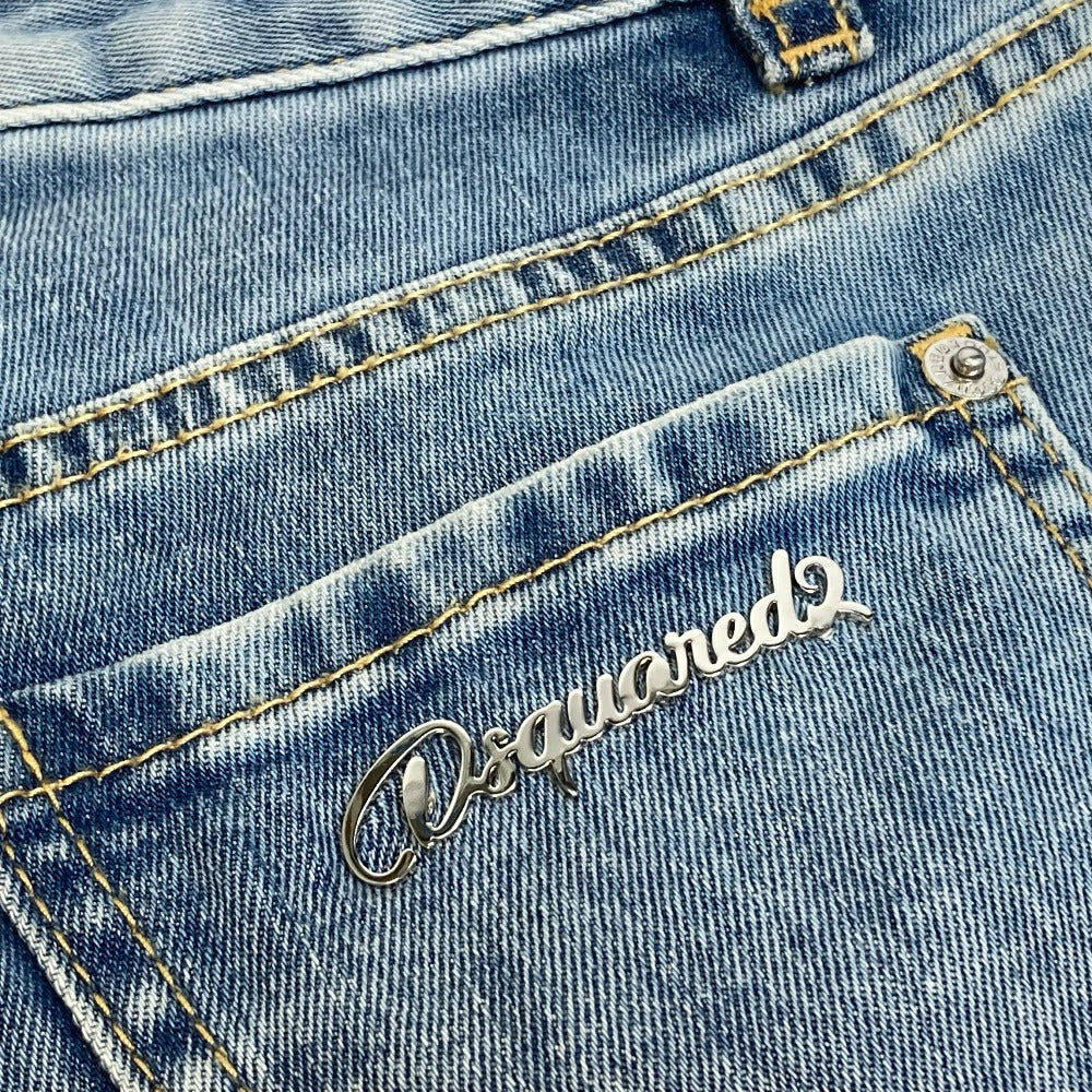 DSQUARED2 Denim pants S75LB0611 denim blue apparel CROPPED TWIGGY JEAN Women 34 Used Authentic