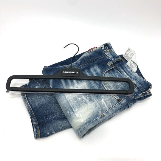 DSQUARED2 Denim pants S75LB595 cotton blue paint/apparel Denim pants Women 34 Used Authentic