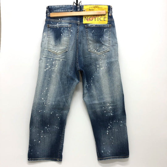 DSQUARED2 Denim pants S75LB595 cotton blue paint/apparel Denim pants Women 34 Used Authentic