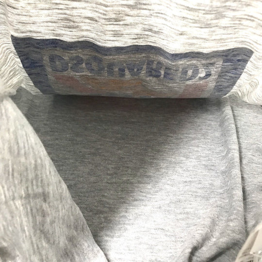 DSQUARED2 Short sleeve T-shirt cotton gray 24SEVEN EASY TEE Women XXS Used Authentic