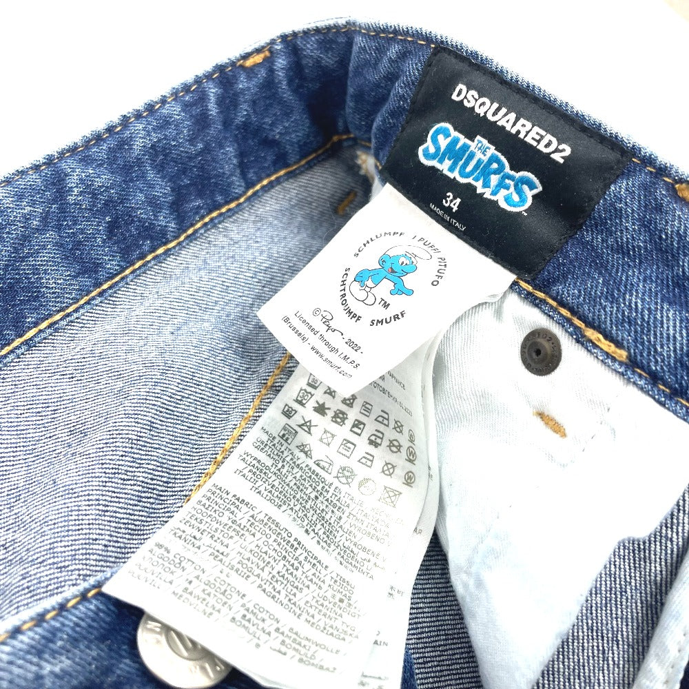 DSQUARED2 Denim pants S73LA0295 denim blue Bottoms Apparel Pants Jeans smurfs Women 34 Used Authentic