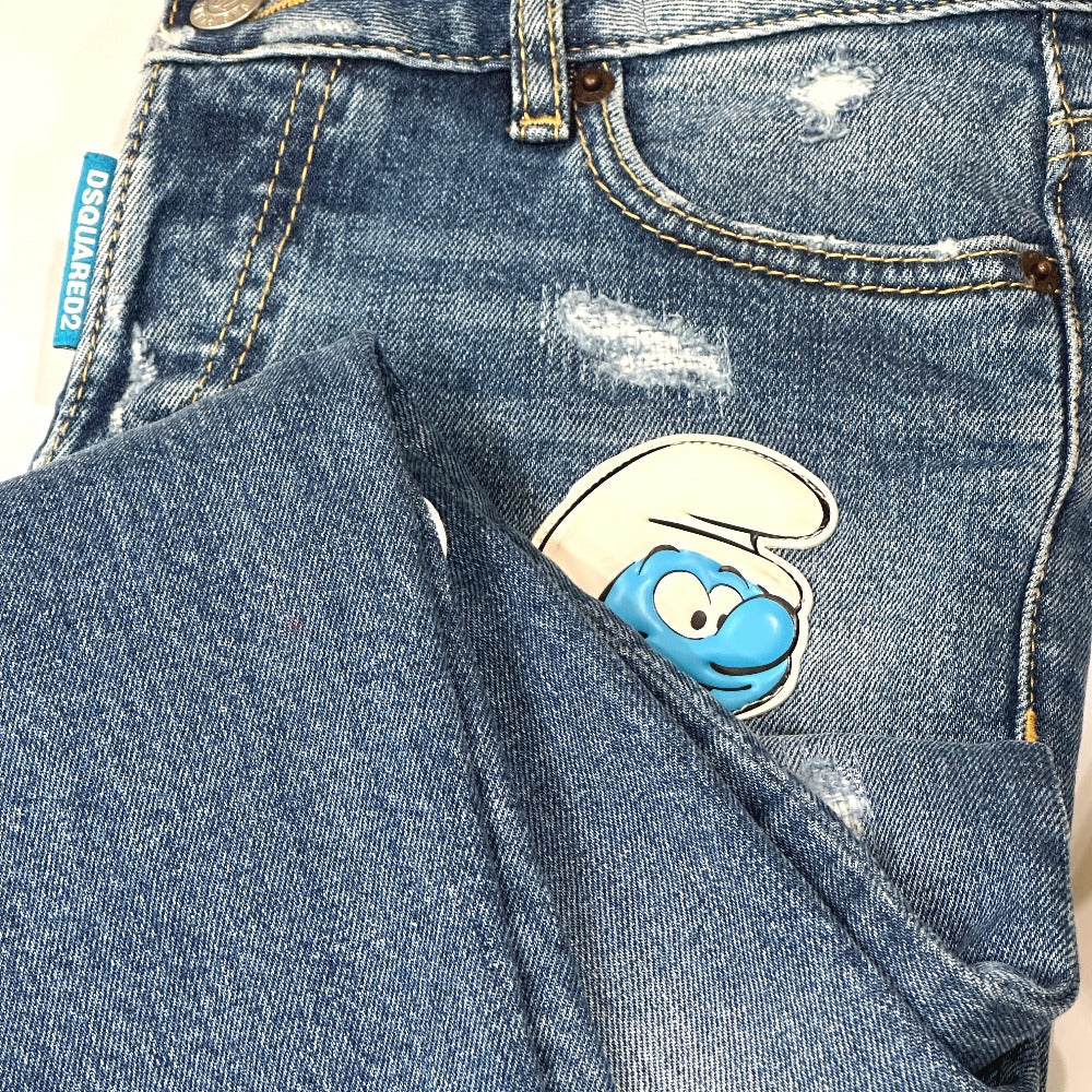 DSQUARED2 Denim pants S73LA0295 denim blue Bottoms Apparel Pants Jeans smurfs Women 34 Used Authentic