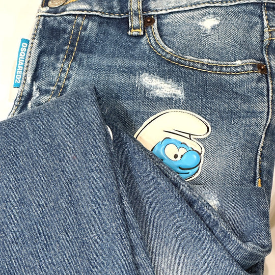 DSQUARED2 Denim pants S73LA0295 denim blue Bottoms Apparel Pants Jeans smurfs Women 34 Used Authentic