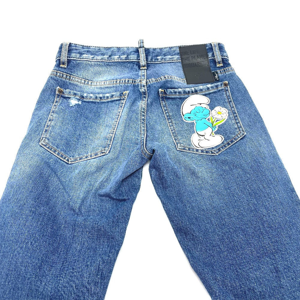 DSQUARED2 Denim pants S73LA0295 denim blue Bottoms Apparel Pants Jeans smurfs Women 34 Used Authentic