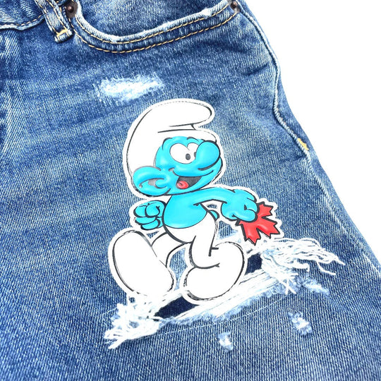 DSQUARED2 Denim pants S73LA0295 denim blue Bottoms Apparel Pants Jeans smurfs Women 34 Used Authentic