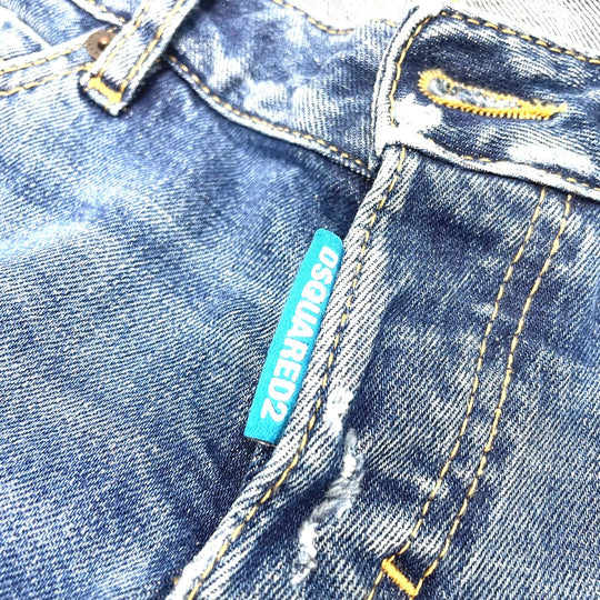 DSQUARED2 Denim pants S73LA0295 denim blue Bottoms Apparel Pants Jeans smurfs Women 34 Used Authentic