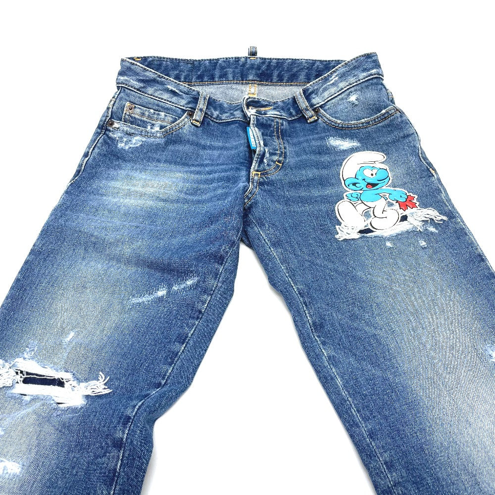 DSQUARED2 Denim pants S73LA0295 denim blue Bottoms Apparel Pants Jeans smurfs Women 34 Used Authentic
