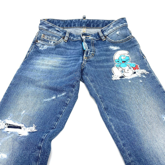 DSQUARED2 Denim pants S73LA0295 denim blue Bottoms Apparel Pants Jeans smurfs Women 34 Used Authentic