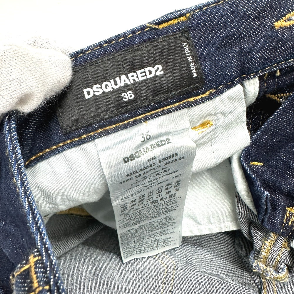 DSQUARED2 Denim pants S80LA0042 denim blue Women 36 Used Authentic