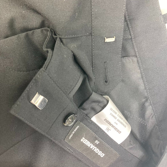DSQUARED2 Pants S75KB0355 Polyester, Wool black 2023 model Long pants Women 36 Used Authentic
