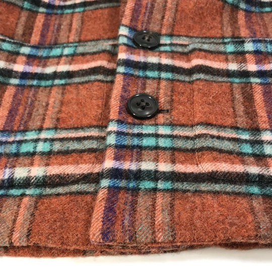 DSQUARED2 Jacket S75AA0396 wool multicolor 2023 latest model Check Pattern Women 36 Used Authentic