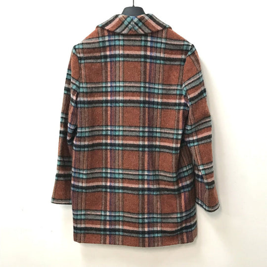 DSQUARED2 Jacket S75AA0396 wool multicolor 2023 latest model Check Pattern Women 36 Used Authentic