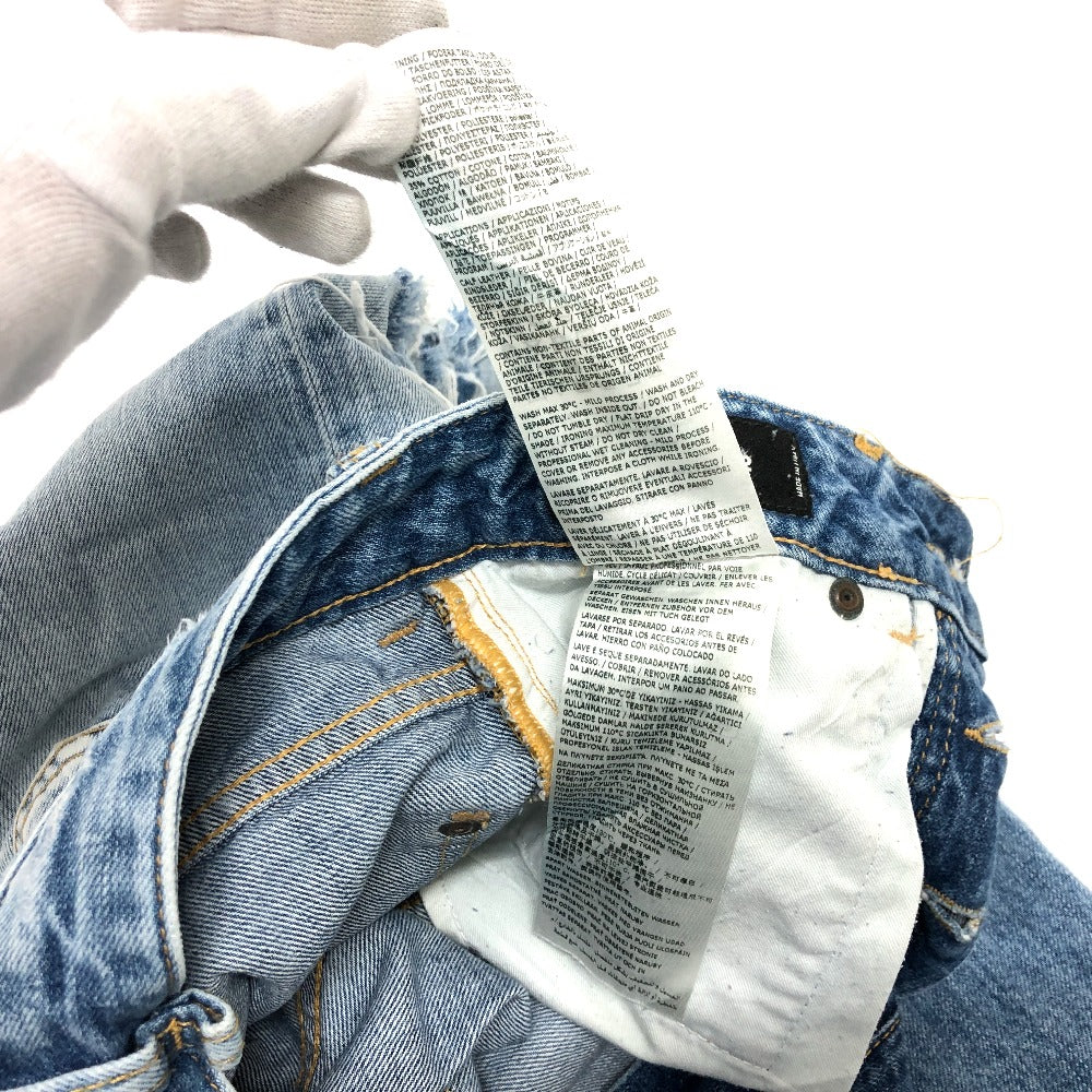 DSQUARED2 Denim pants S75LB0808 denim blue damage Women 36 Used Authentic