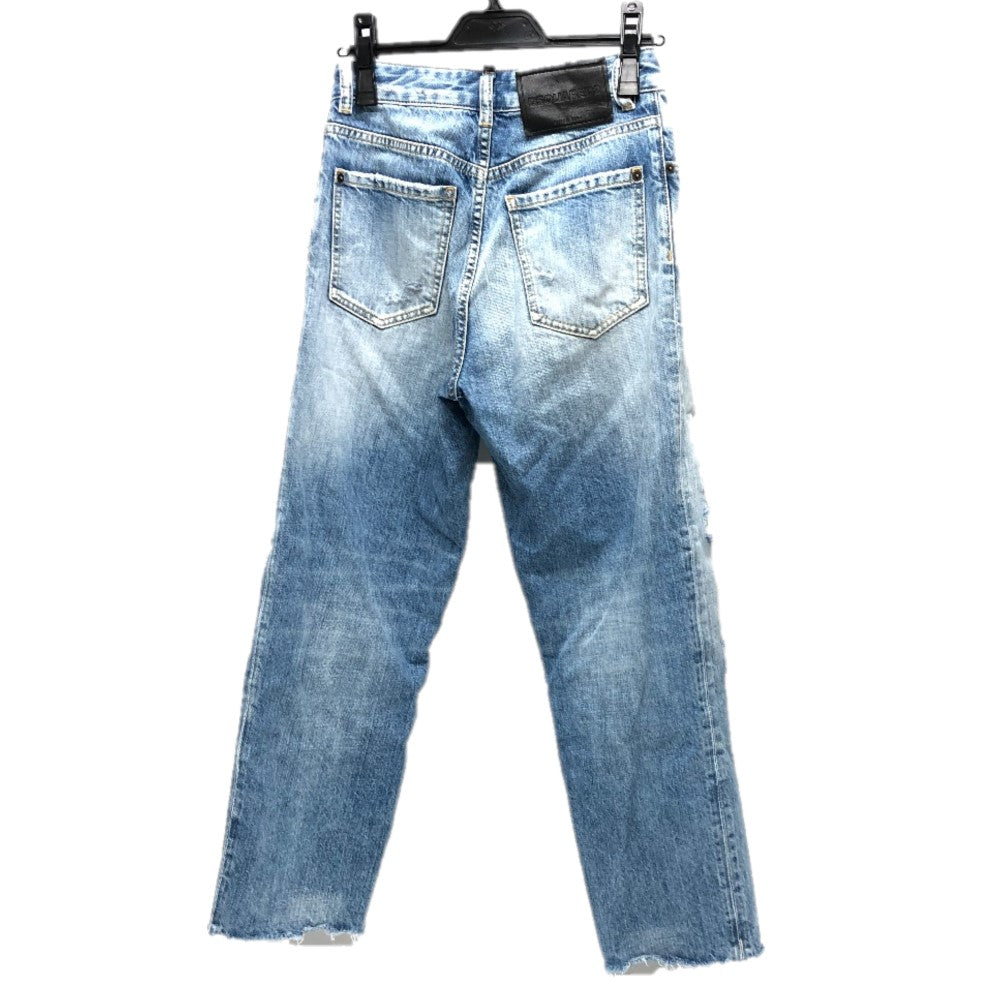 DSQUARED2 Denim pants S75LB0808 denim blue damage Women 36 Used Authentic