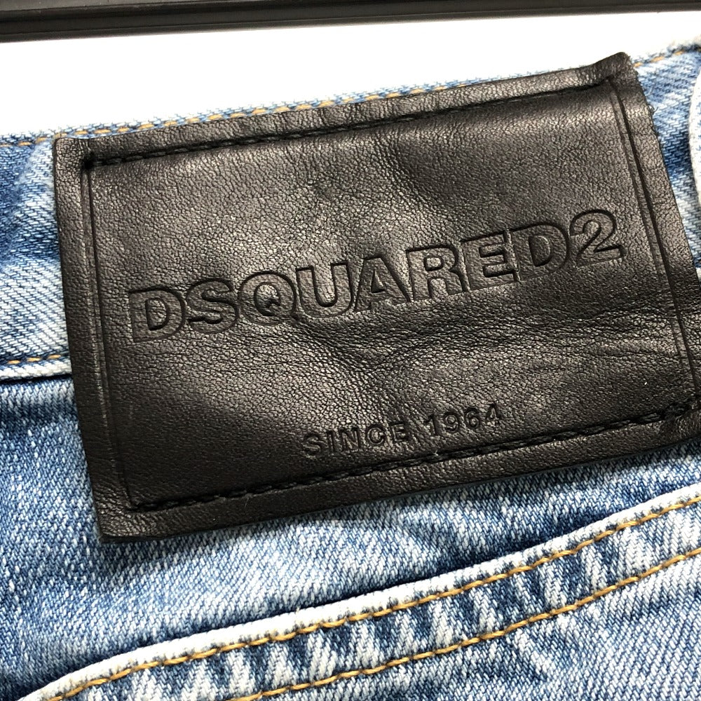 DSQUARED2 Denim pants S75LB0808 denim blue damage Women 36 Used Authentic