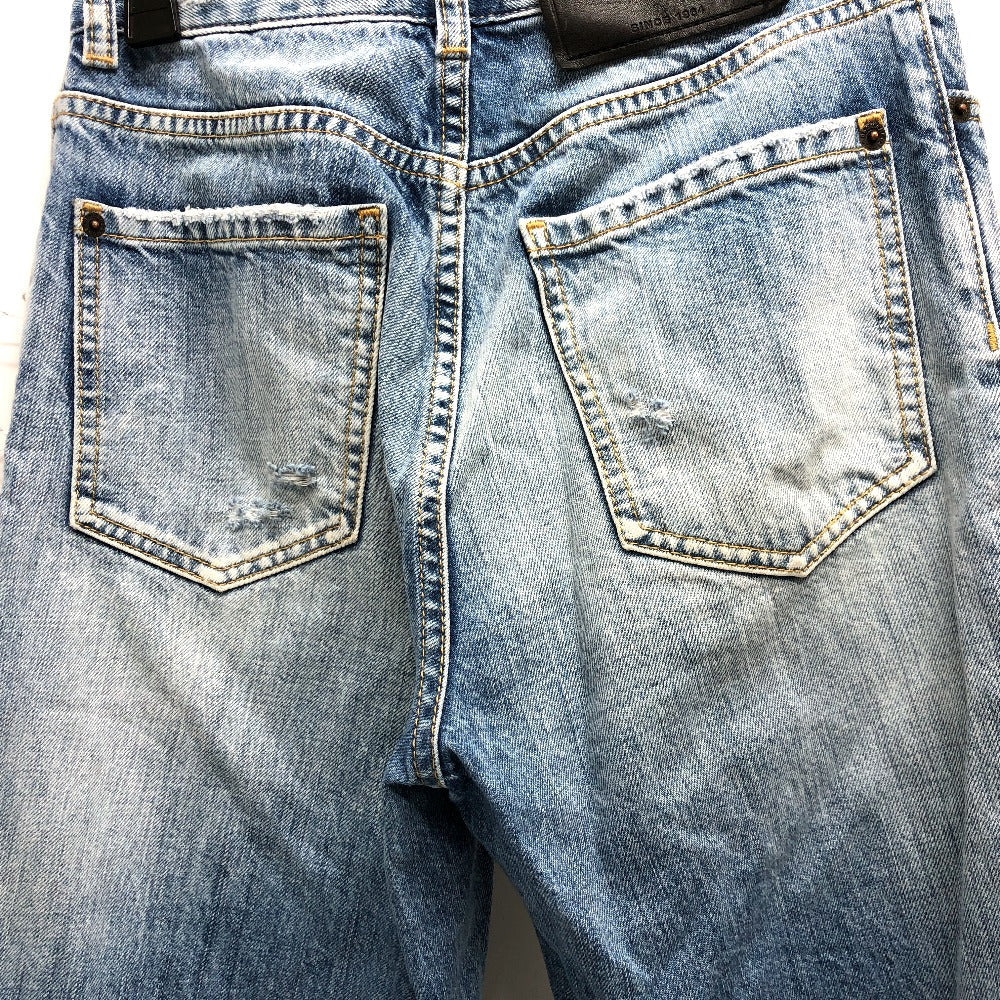DSQUARED2 Denim pants S75LB0808 denim blue damage Women 36 Used Authentic