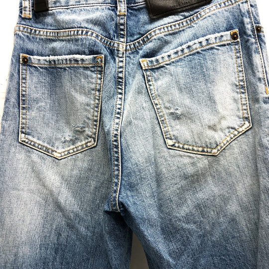 DSQUARED2 Denim pants S75LB0808 denim blue damage Women 36 Used Authentic