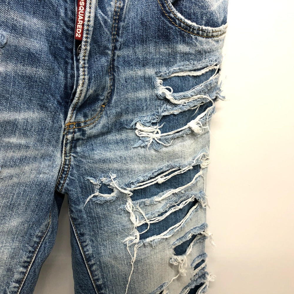 DSQUARED2 Denim pants S75LB0808 denim blue damage Women 36 Used Authentic