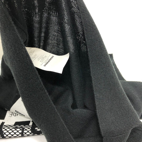 DSQUARED2 one piece acrylic black logo Women ‚r Used Authentic