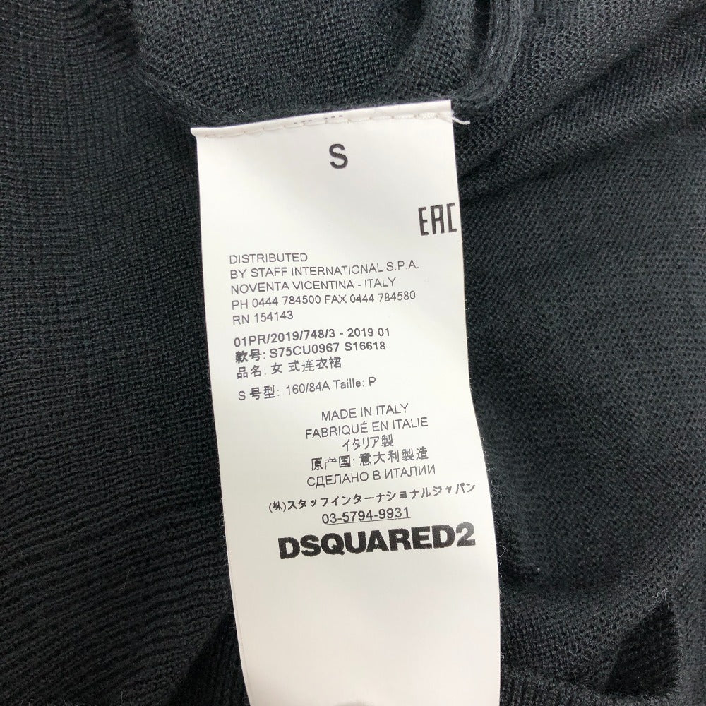 DSQUARED2 one piece acrylic black logo Women ‚r Used Authentic