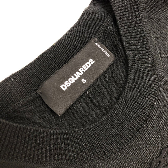 DSQUARED2 one piece acrylic black logo Women ‚r Used Authentic