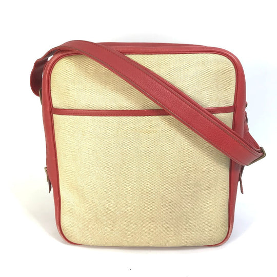 HERMES Shoulder Bag Toruash / Leather beige victoria square Women Used Authentic