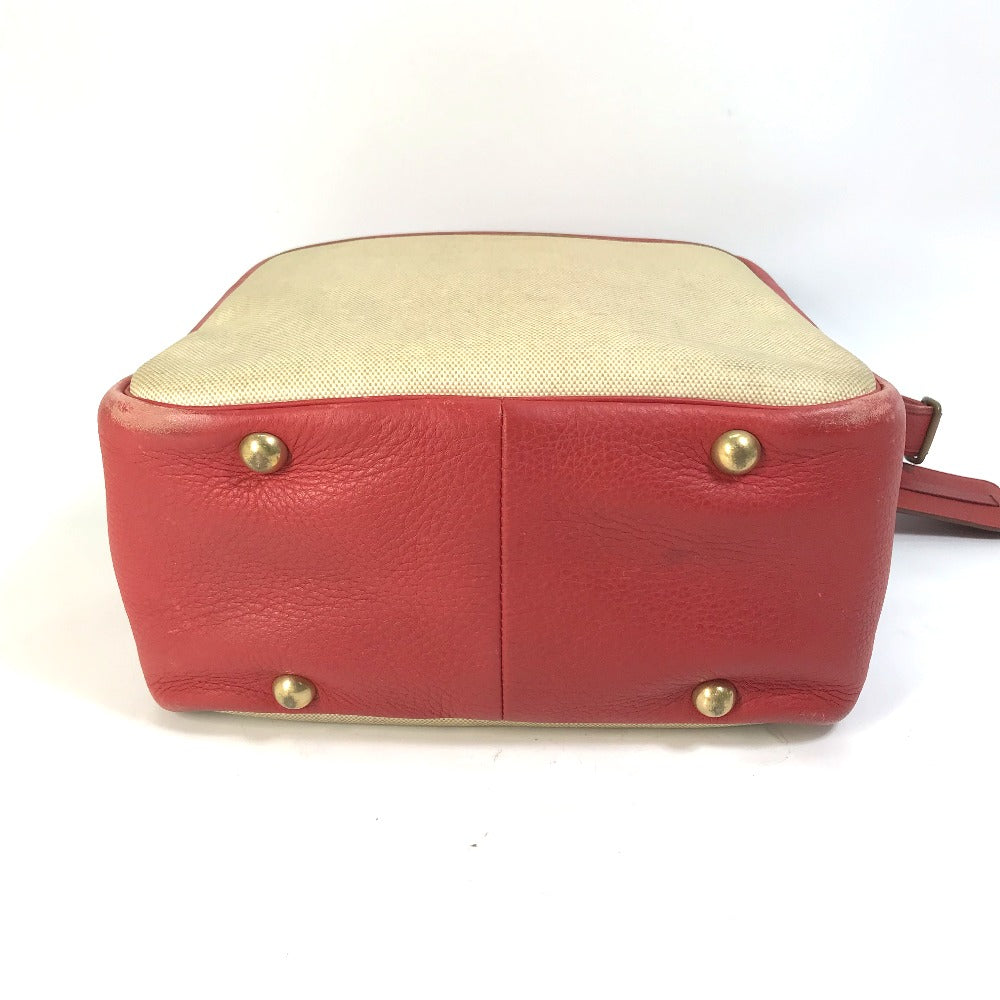 HERMES Shoulder Bag Toruash / Leather beige victoria square Women Used Authentic