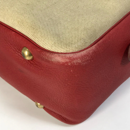 HERMES Shoulder Bag Toruash / Leather beige victoria square Women Used Authentic