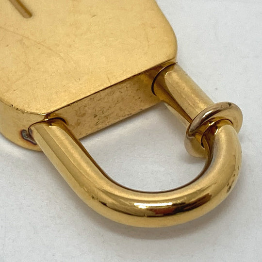 HERMES Cadena metal gold 2002 only Women Used Authentic