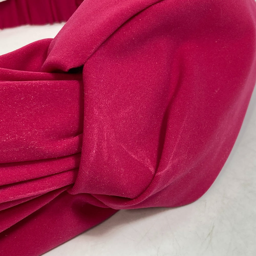 HERMES hair accessory Polyamide, Elastane pink 2022 model eugenia headband Women M Used Authentic