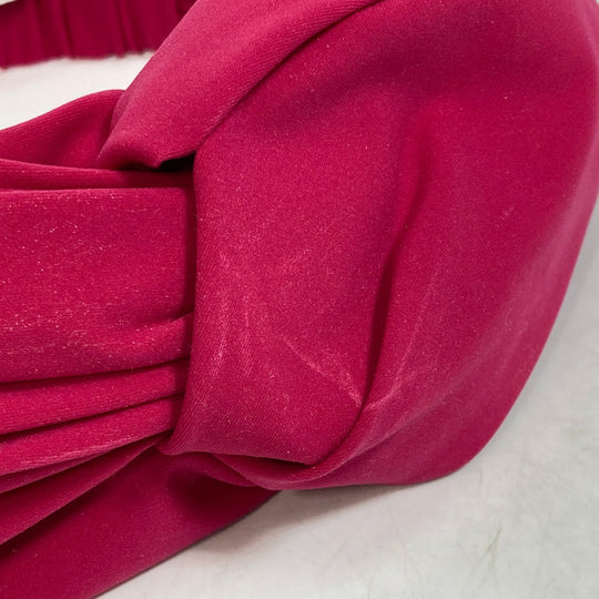HERMES hair accessory Polyamide, Elastane pink 2022 model eugenia headband Women M Used Authentic
